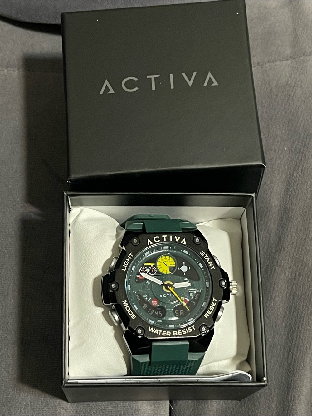 Activa X Invicta Analog Digital Men's Watch - 55mm. Green - Picture 11 of 12